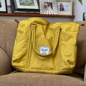 Mustard Herschel overnight bag